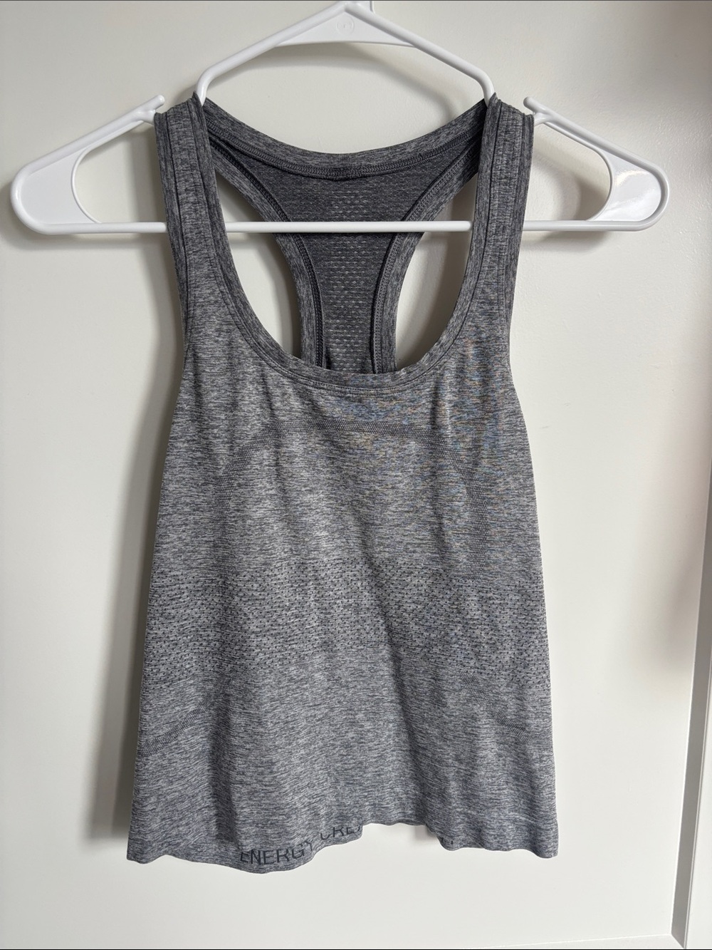 lululemon athletica Grey Racerback Tank Top